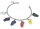 Damenarmreif Miss Sixty COLORFULL SKULLS