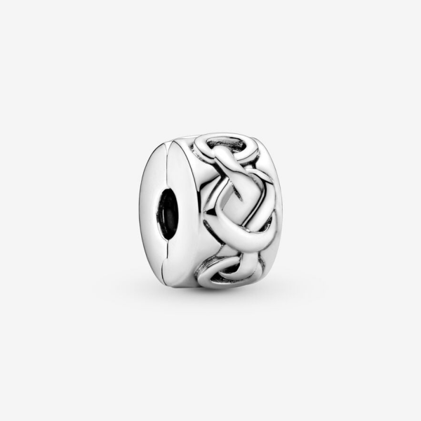 Charms für Damen Pandora KNOTTED HEARTS CLIP