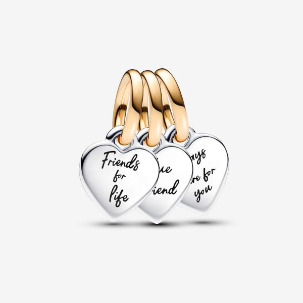 Charms für Damen Pandora FRIENDSHIP TRIPLE SPLITTABLE