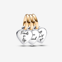 Charms für Damen Pandora FRIENDSHIP TRIPLE SPLITTABLE