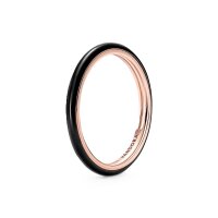 Pandora Jewels Mod. Black Enamel - Ring - Size 52...