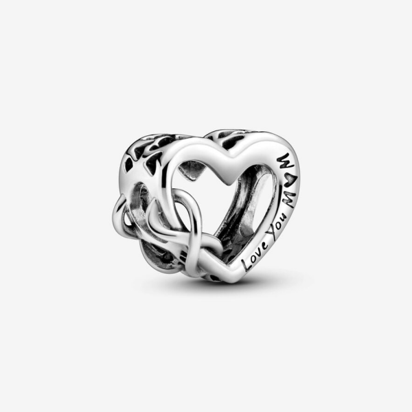 Damenperlen Pandora LOVE YOU MUM INFINITY HEART