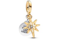 Pandora Charms Mod. Engravable North Star Lab-Grown...
