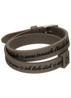 Damenarmreif il mezzometro I LOVE YOU SILVER - BRACCIALE...