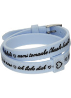Damenarmreif il mezzometro I LOVE YOU SILVER - BRACCIALE...