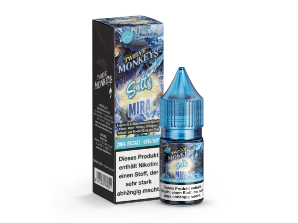 Twelve Monkeys - Iced - Mira - Nikotinsalz Liquid 20 mg/ml