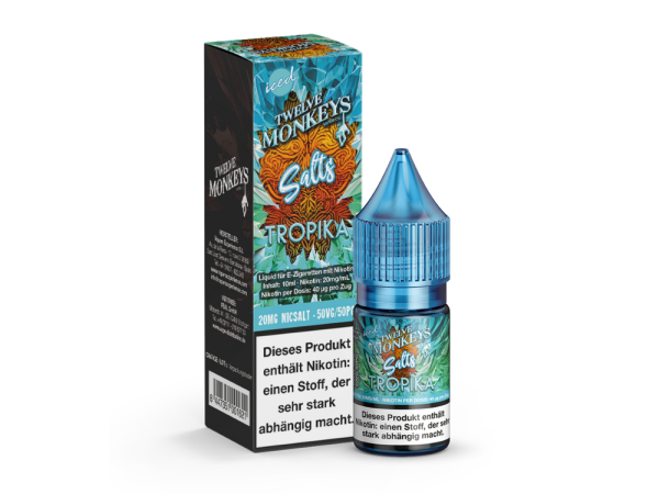 Twelve Monkeys - Iced - Tropika - Nikotinsalz Liquid 20 mg/ml