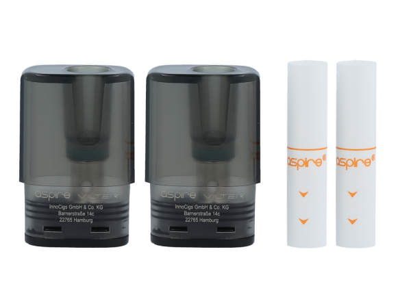 Aspire - Vilter 0,8 Ohm Pod (2 Stück pro Packung)