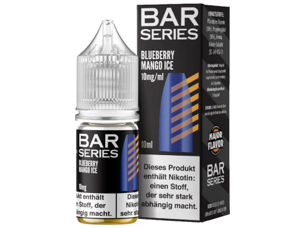 Bar Series - Blueberry Mango Ice - Nikotinsalz Liquid 20 mg/ml 10er Packung