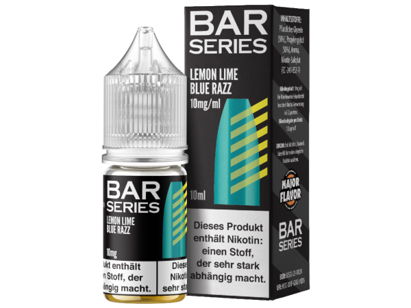 Bar Series - Lemon Lime Blue Razz - Nikotinsalz Liquid 10 mg/ml