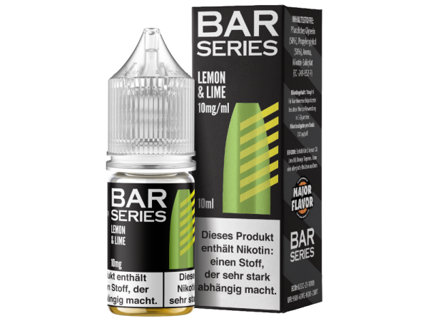 Bar Series - Lemon & Lime - Nikotinsalz Liquid 20 mg/ml 10er Packung