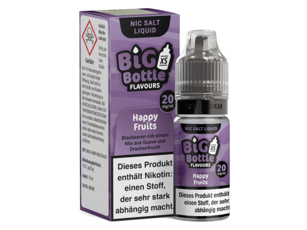 Big Bottle - Happy Fruits - Nikotinsalz Liquid 20 mg/ml