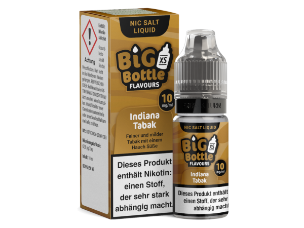 Big Bottle - Indiana Tabak - Nikotinsalz Liquid 10 mg/ml