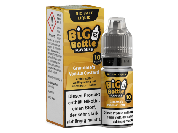 Big Bottle - Grandmas Vanilla Custard - Nikotinsalz Liquid 10 mg/ml