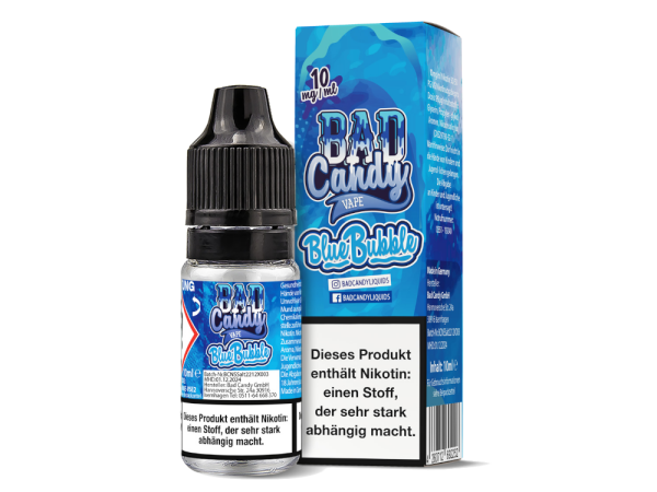 Bad Candy Liquids - Blue Bubble - Nikotinsalz Liquid 10 mg/ml 10er Packung