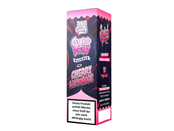 Bad Candy Liquids - Juicd - Overdosed Cherry Lemonade - Nikotinsalz Liquid 10 mg/ml 10er Packung