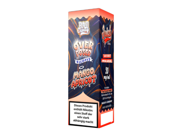 Bad Candy Liquids - Juicd - Overdosed Mango Apricot - Nikotinsalz Liquid 20 mg/ml 10er Packung