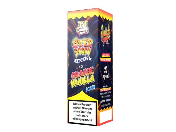 Bad Candy Liquids - Juicd - Overdosed Orange Vanilla - Nikotinsalz Liquid 20 mg/ml 10er Packung
