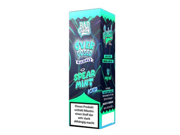Bad Candy Liquids - Juicd - Overdosed Spearmint - Nikotinsalz Liquid 10 mg/ml 10er Packung