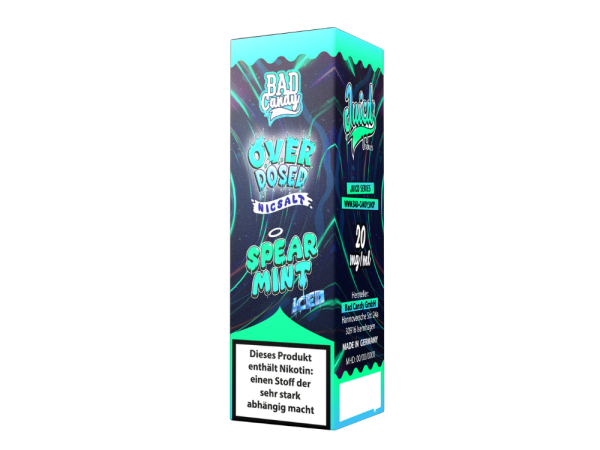Bad Candy Liquids - Juicd - Overdosed Spearmint - Nikotinsalz Liquid 20 mg/ml