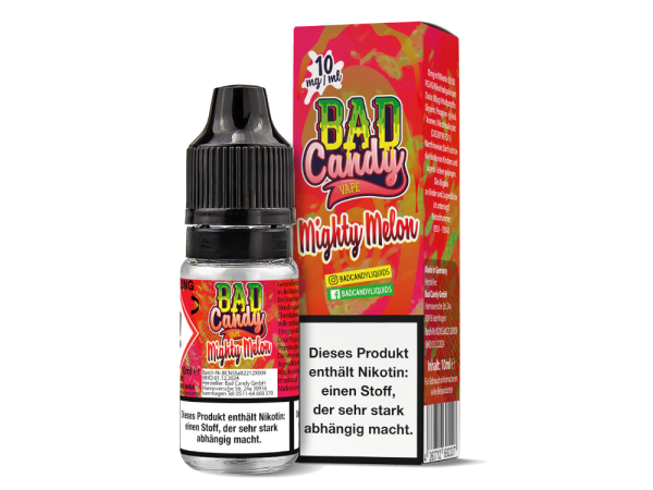 Bad Candy Liquids - Mighty Melon - Nikotinsalz Liquid 10 mg/ml 10er Packung