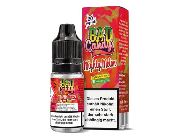Bad Candy Liquids - Mighty Melon - Nikotinsalz Liquid 20 mg/ml 10er Packung