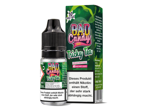 Bad Candy Liquids - Tricky Tea - Nikotinsalz Liquid 10 mg/ml 10er Packung
