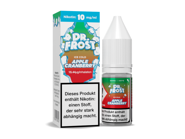 Dr. Frost - Ice Cold - Apple Cranberry - Nikotinsalz Liquid 10 mg/ml