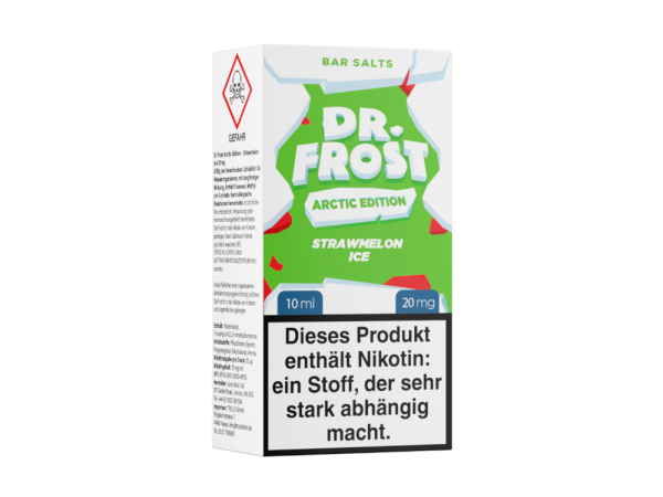 Dr. Frost - Arctic Edition - Strawmelon Ice - Nikotinsalz Liquid 20 mg/ml 5er Packung