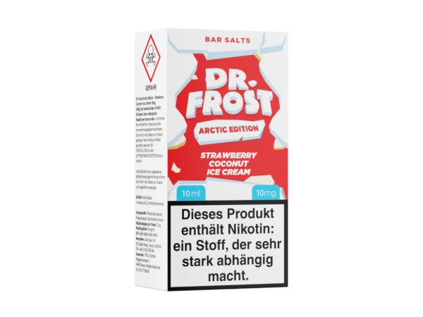 Dr. Frost - Arctic Edition - Strawberry Coconut Ice Cream - Nikotinsalz Liquid 10 mg/ml 5er Packung