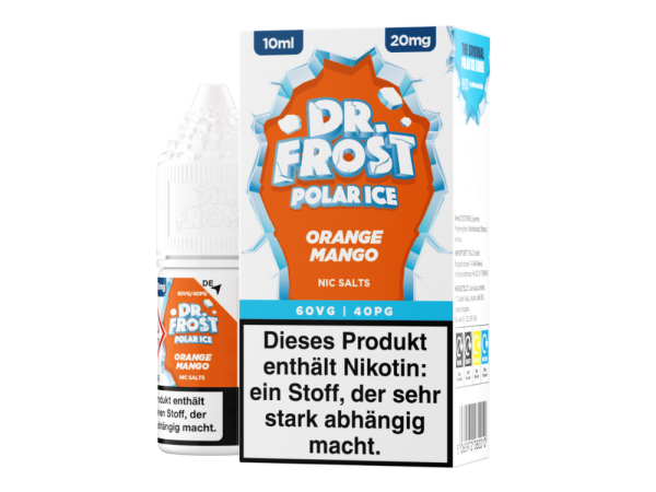 Dr. Frost - Polar Ice - Orange Mango - Nikotinsalz Liquid 20 mg/ml 5er Packung