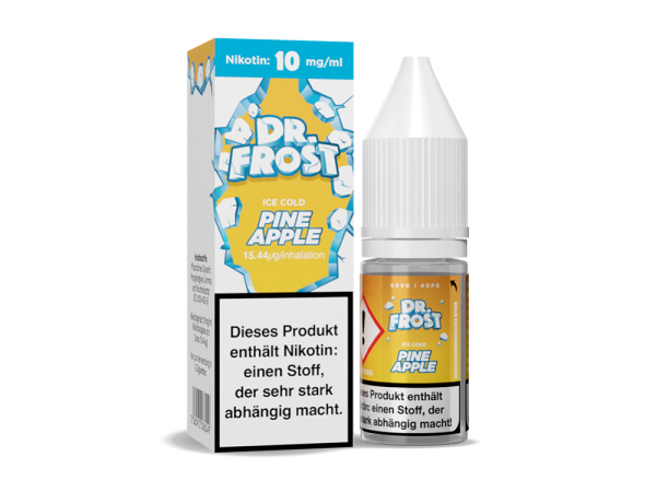 Dr. Frost - Ice Cold - Pineapple - Nikotinsalz Liquid 10 mg/ml 10er Packung