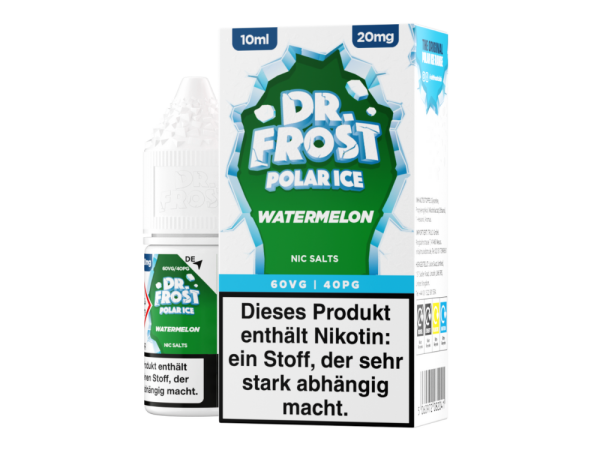 Dr. Frost - Polar Ice - Watermelon - Nikotinsalz Liquid 20 mg/ml 5er Packung