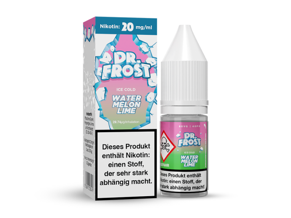 Dr. Frost - Ice Cold - Watermelon Lime - Nikotinsalz Liquid 20 mg/ml