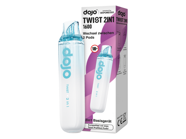 Vaporesso - Dojo - Twist 2in1 Akku 950 mAh (Basisgerät) weiß 100er Packung