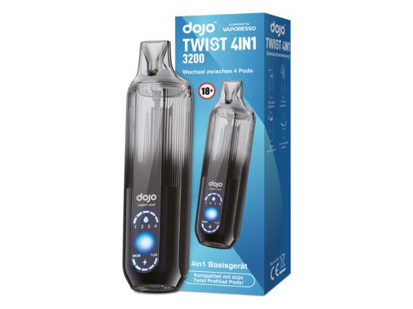 Vaporesso - Dojo - Twist 4in1 Akku 950 mAh (Basisgerät) schwarz