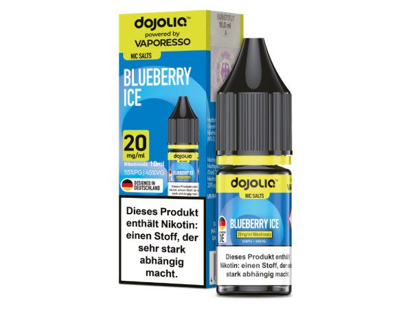 Vaporesso - Dojoliq - Blueberry Ice - Nikotinsalz Liquid 20 mg/ml 200er Packung