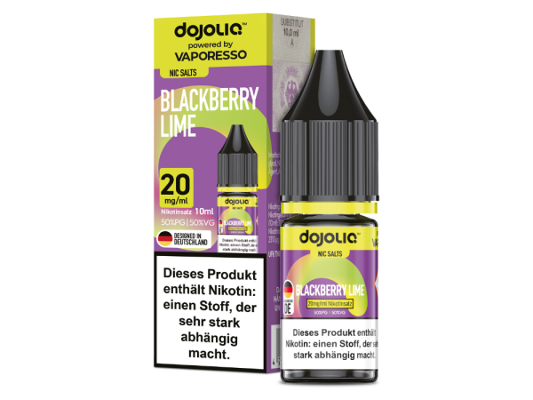 Vaporesso - Dojoliq - Blackberry Lime - Nikotinsalz Liquid 20 mg/ml 200er Packung