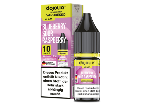 Vaporesso - Dojoliq - Blueberry Sour Raspberry - Nikotinsalz Liquid 10 mg/ml