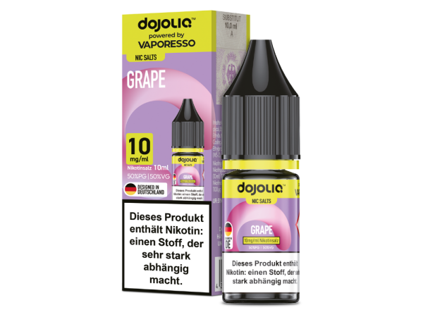 Vaporesso - Dojoliq - Grape - Nikotinsalz Liquid 10 mg/ml