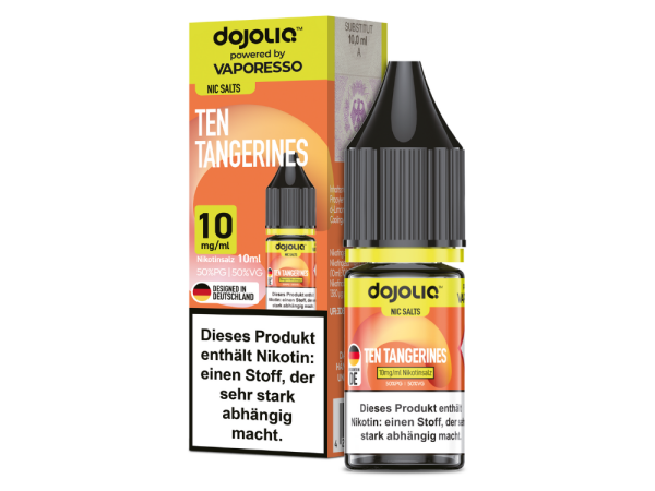Vaporesso - Dojoliq - Ten Tangerines - Nikotinsalz Liquid 10 mg/ml
