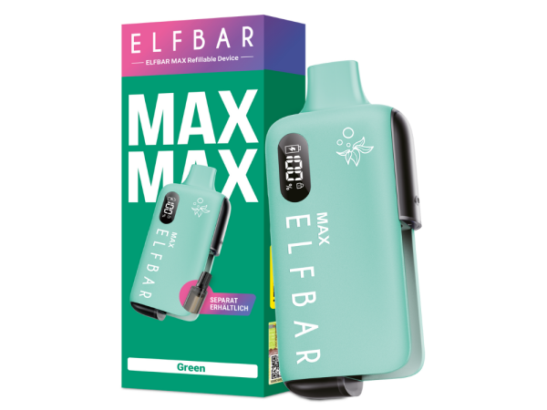 Elfbar - Max E-Zigaretten Set grün 10er Packung