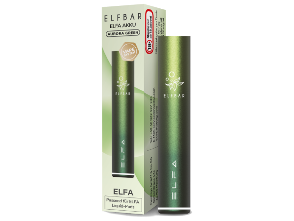 Elfbar - Elfa Akku 500 mAh aurora-grün