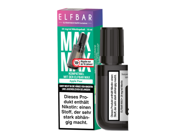 Elfbar - Max Refill Container - Apple Pear 20 mg/ml 10er Packung