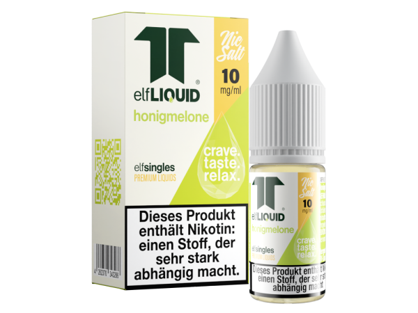 Elf-Liquid - Single - Honigmelone - Nikotinsalz Liquid 10 mg/ml