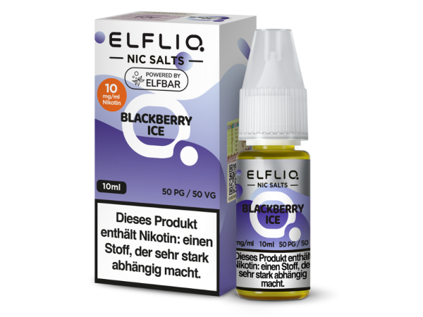ELFLIQ - Blackberry Ice - Nikotinsalz Liquid 10 mg/ml