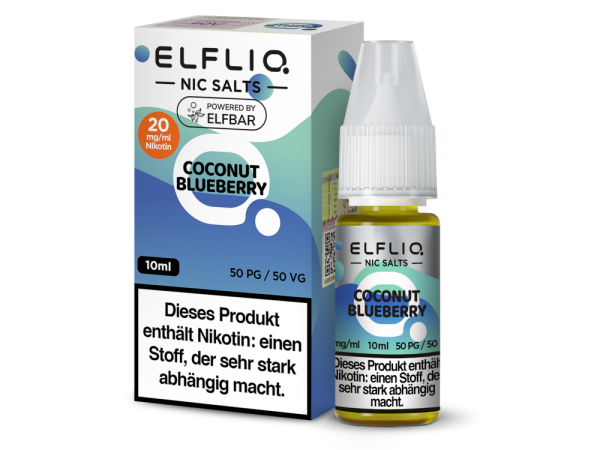 ELFLIQ - Coconut Blueberry - Nikotinsalz Liquid 20 mg/ml