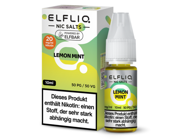 ELFLIQ - Lemon Mint - Nikotinsalz Liquid 20 mg/ml