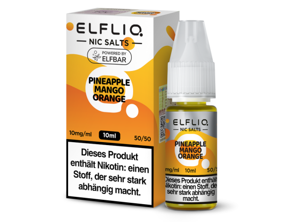 ELFLIQ - Pineapple Mango Orange - Nikotinsalz Liquid 10 mg/ml