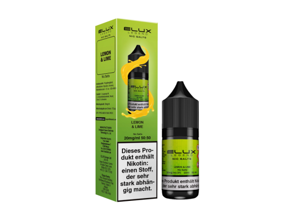 Elux - Lemon & Lime - Nikotinsalz Liquid 20 mg/ml 10er Packung